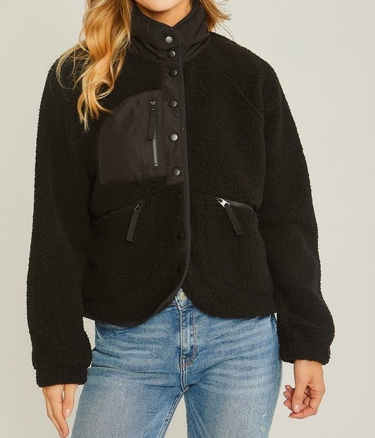 Melissa Bolero Sherpa Jacket