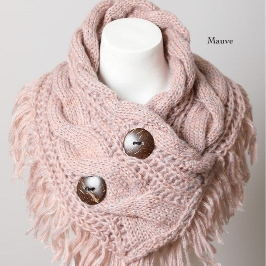 Adi chunky knit scarf