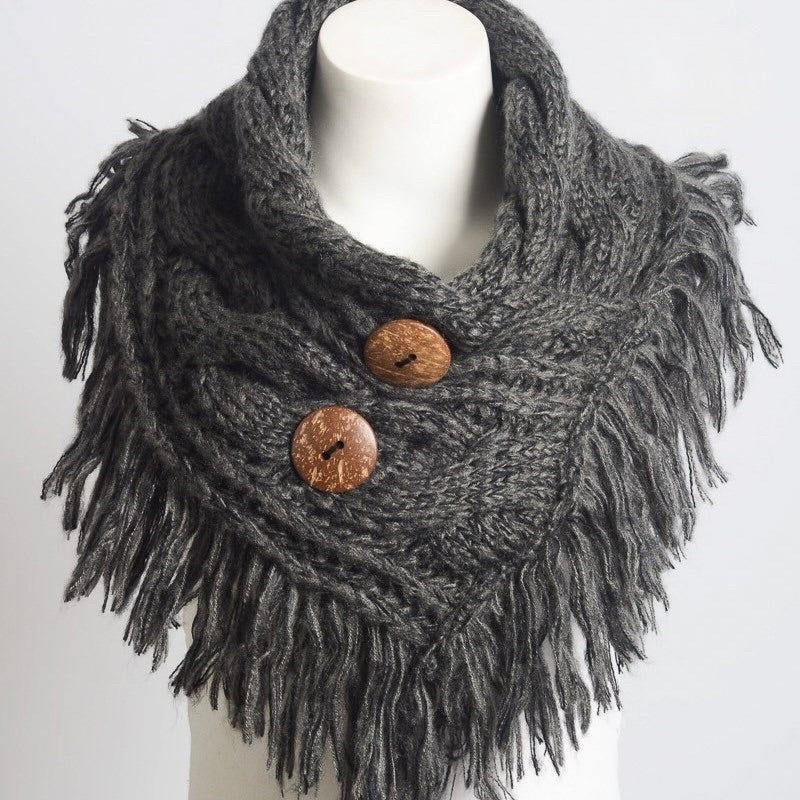Adi chunky knit scarf