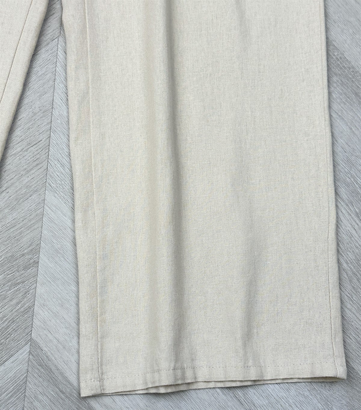 Linen crop pants