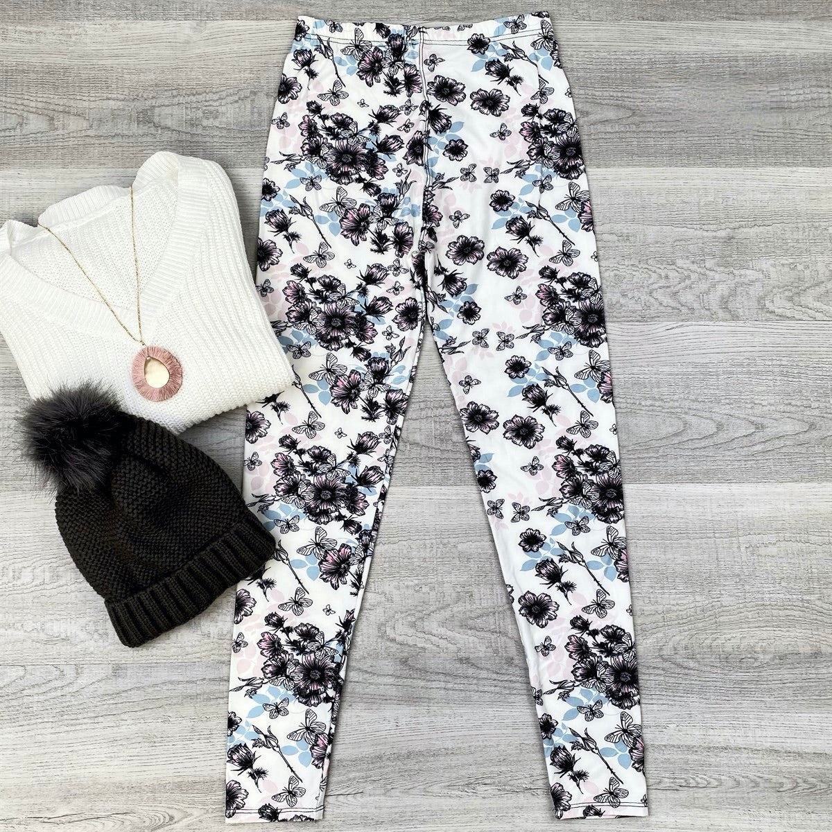 Spring Summer Floral leggings