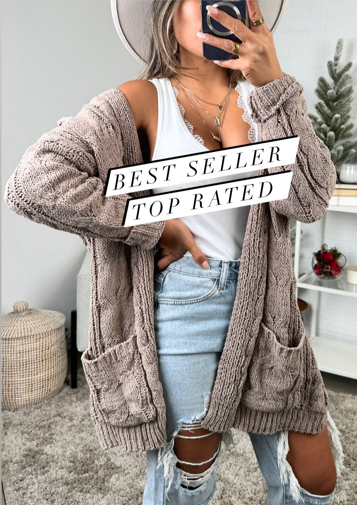 Super Soft Cable knit Cardigan