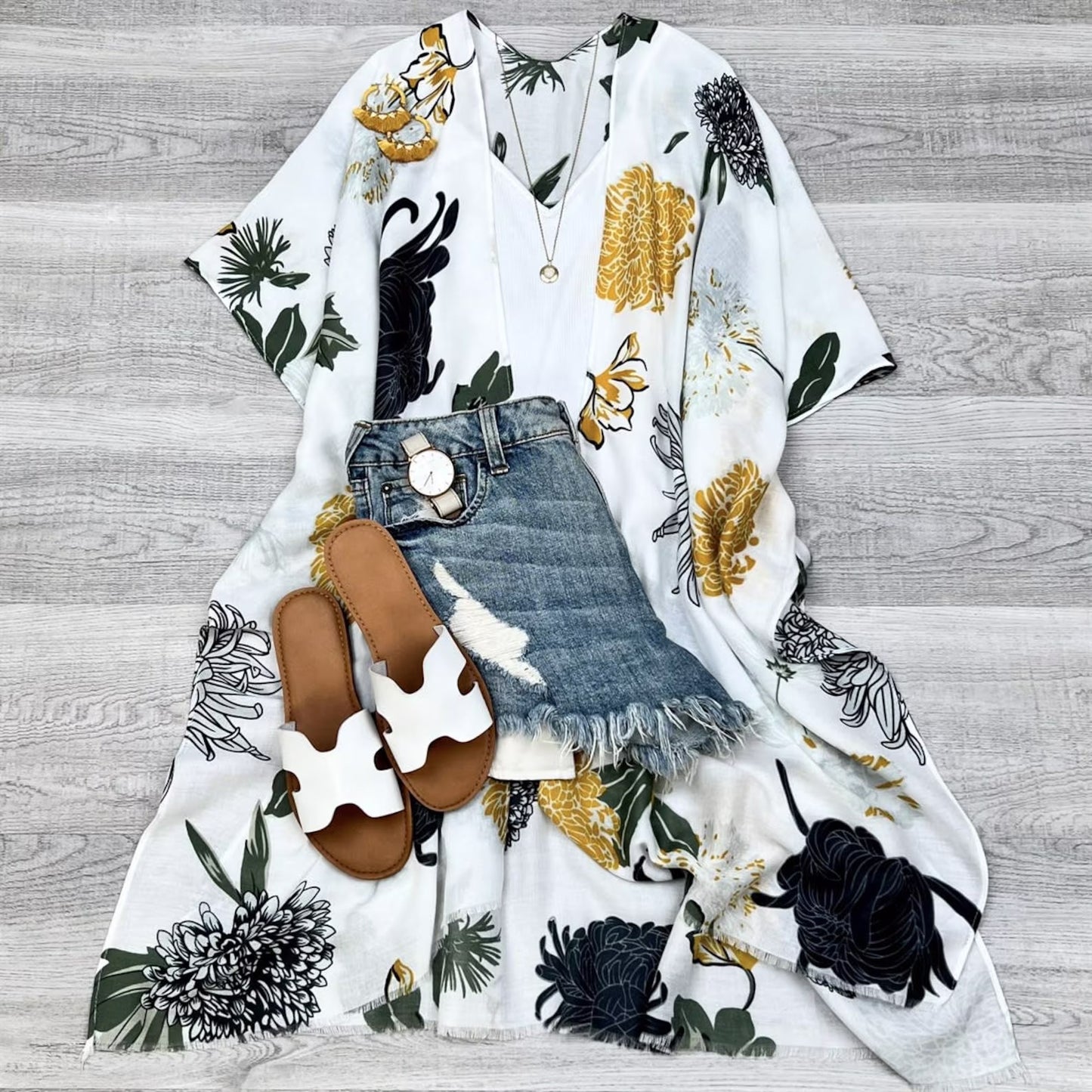 Brooke Floral Kimono