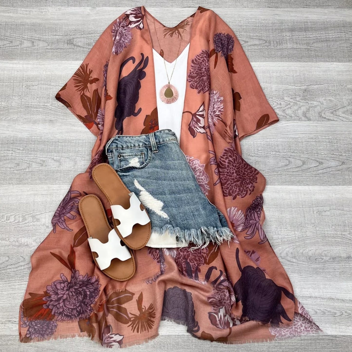 Brooke Floral Kimono