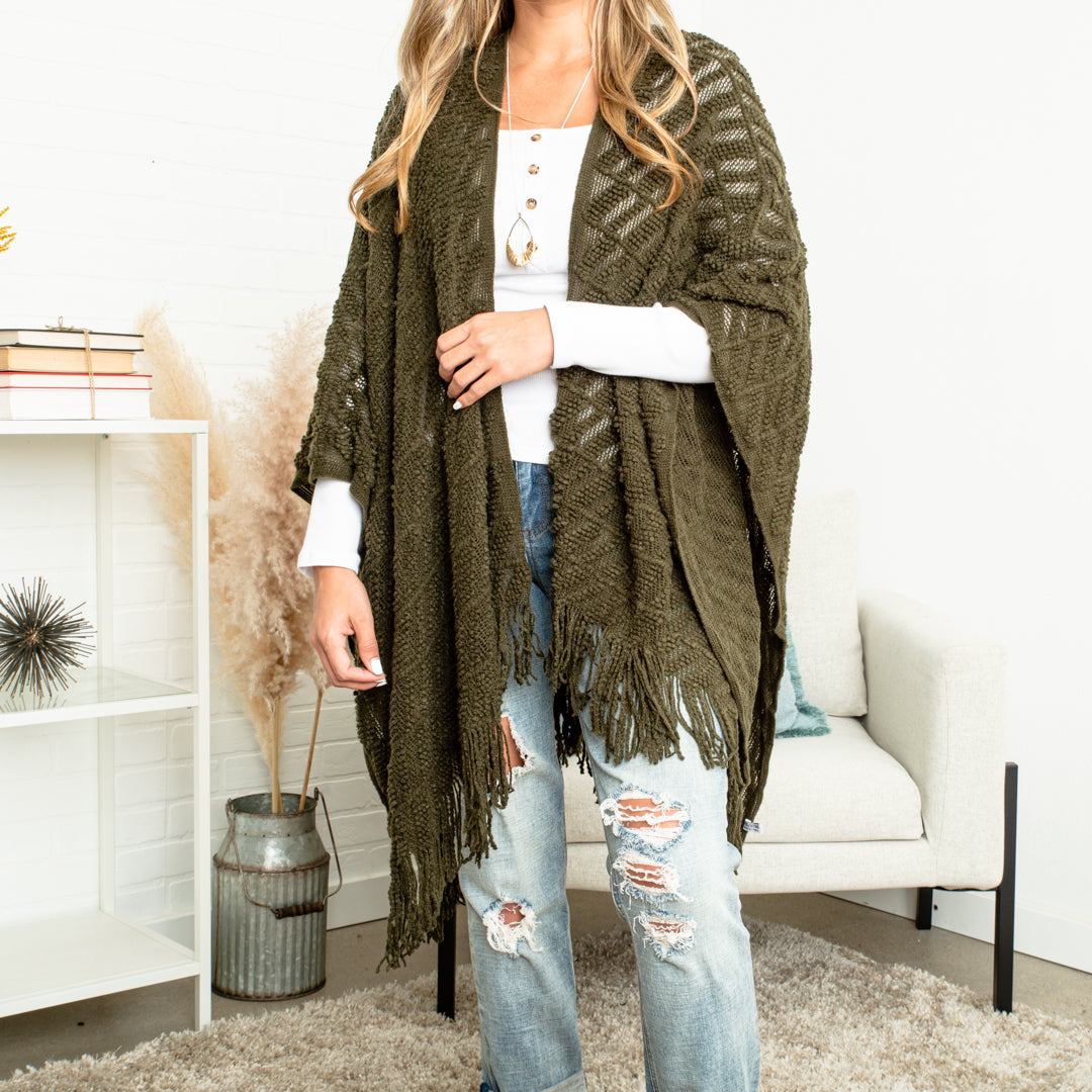 Darci Comfy Shawl / Ruana