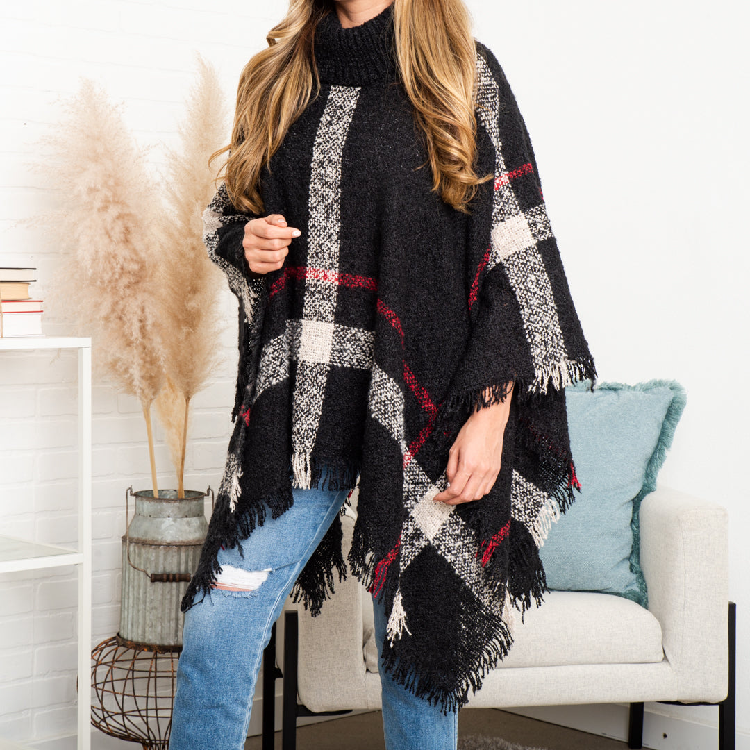 Valeria Turtleneck Poncho