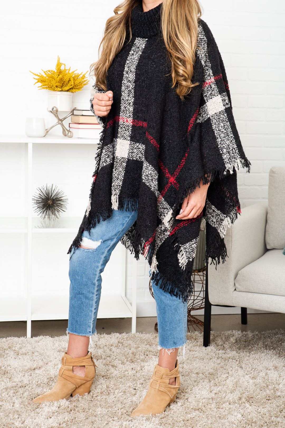 Valeria Turtleneck Poncho