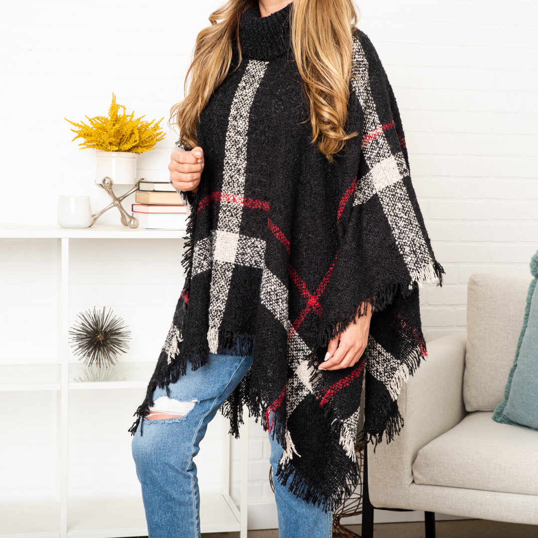 Valeria Turtleneck Poncho