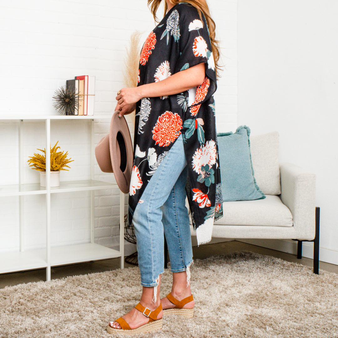 Brooke Floral Kimono