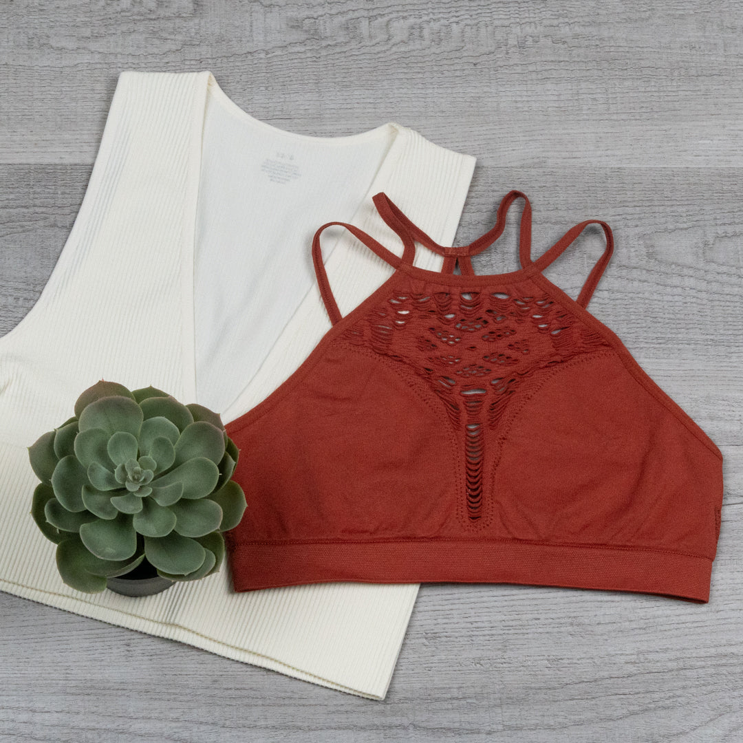 Adeline Cutout Seamless Bralette