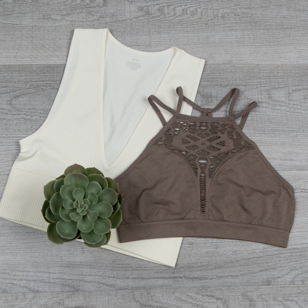 Adeline Cutout Seamless Bralette