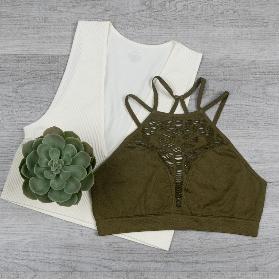 Adeline Cutout Seamless Bralette