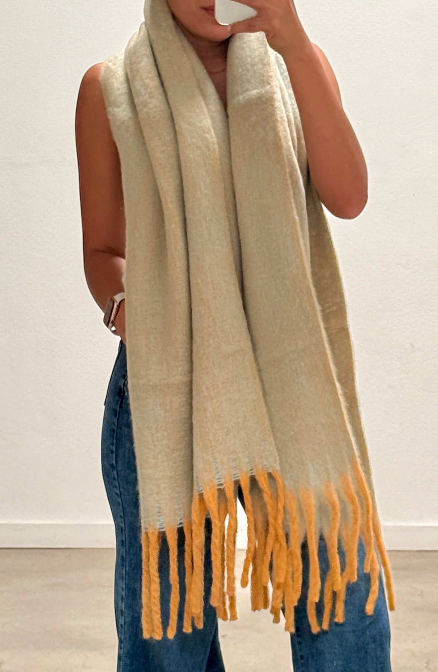 Cloudy soft jumbo Scarf