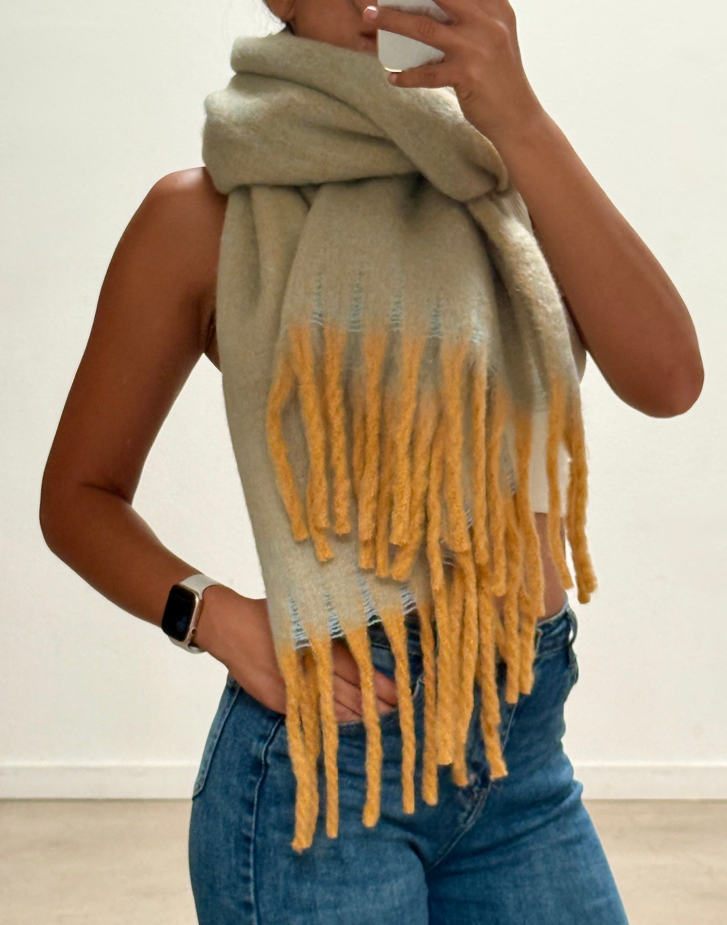 Cloudy soft jumbo Scarf