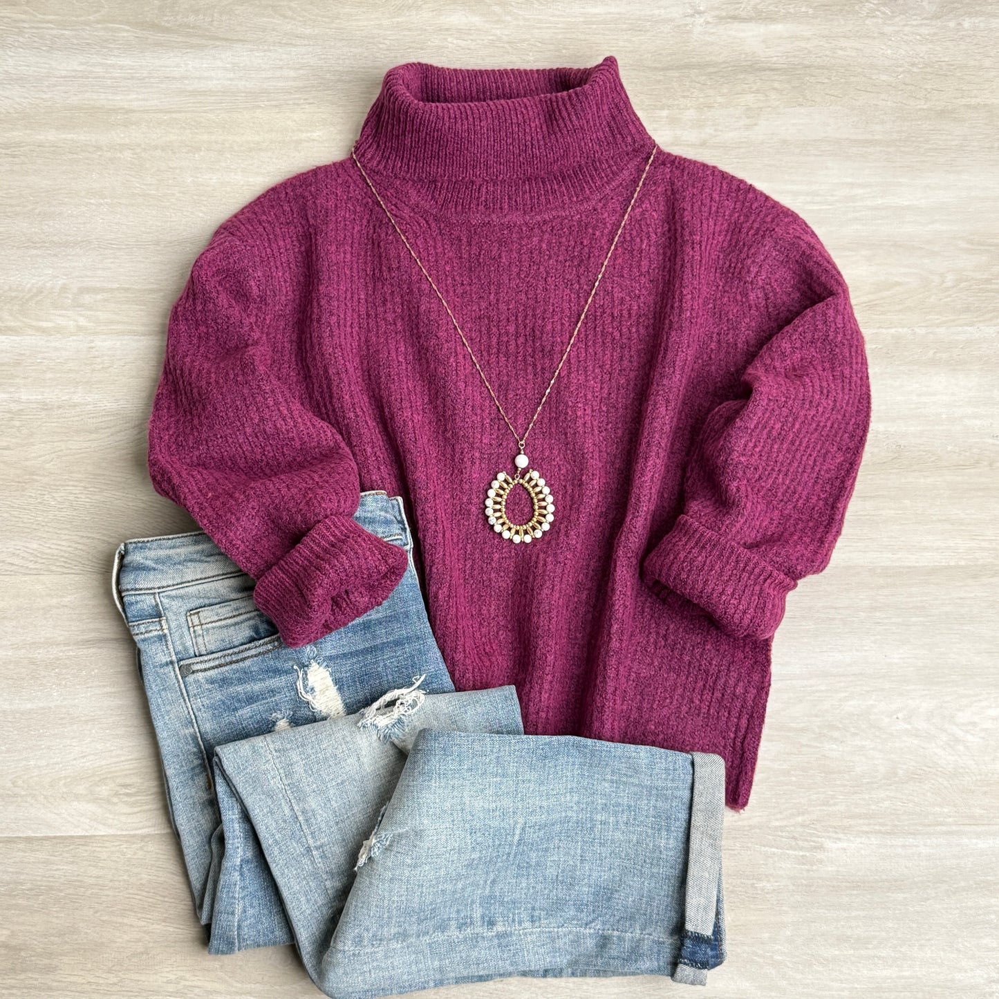 Claudia turtle neck comfy sweater