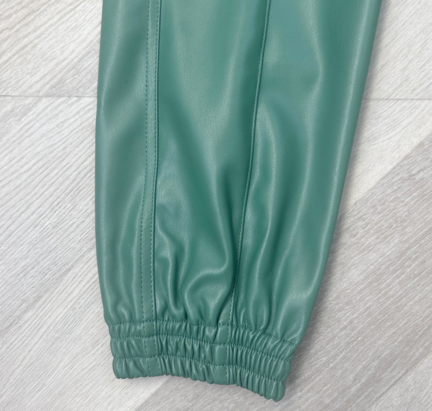 Cargo Faux Leather Joggers