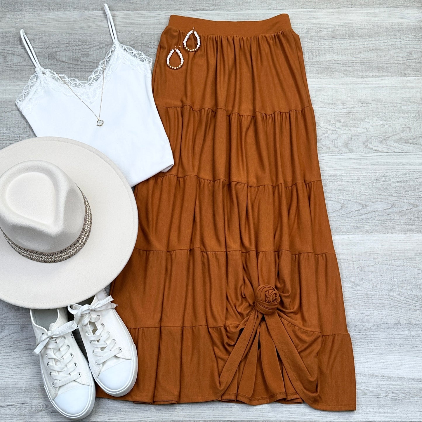 Elise Tiered Maxi Skirt