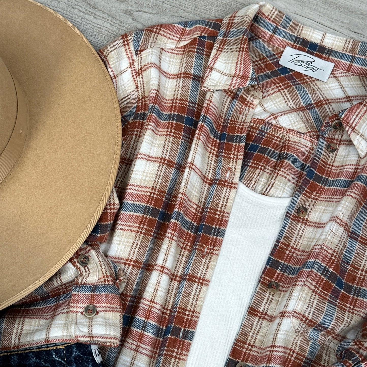 Women’s Kaylani Comfy Flannel – Lightweight, Warm Plaid Shirt for Autumn