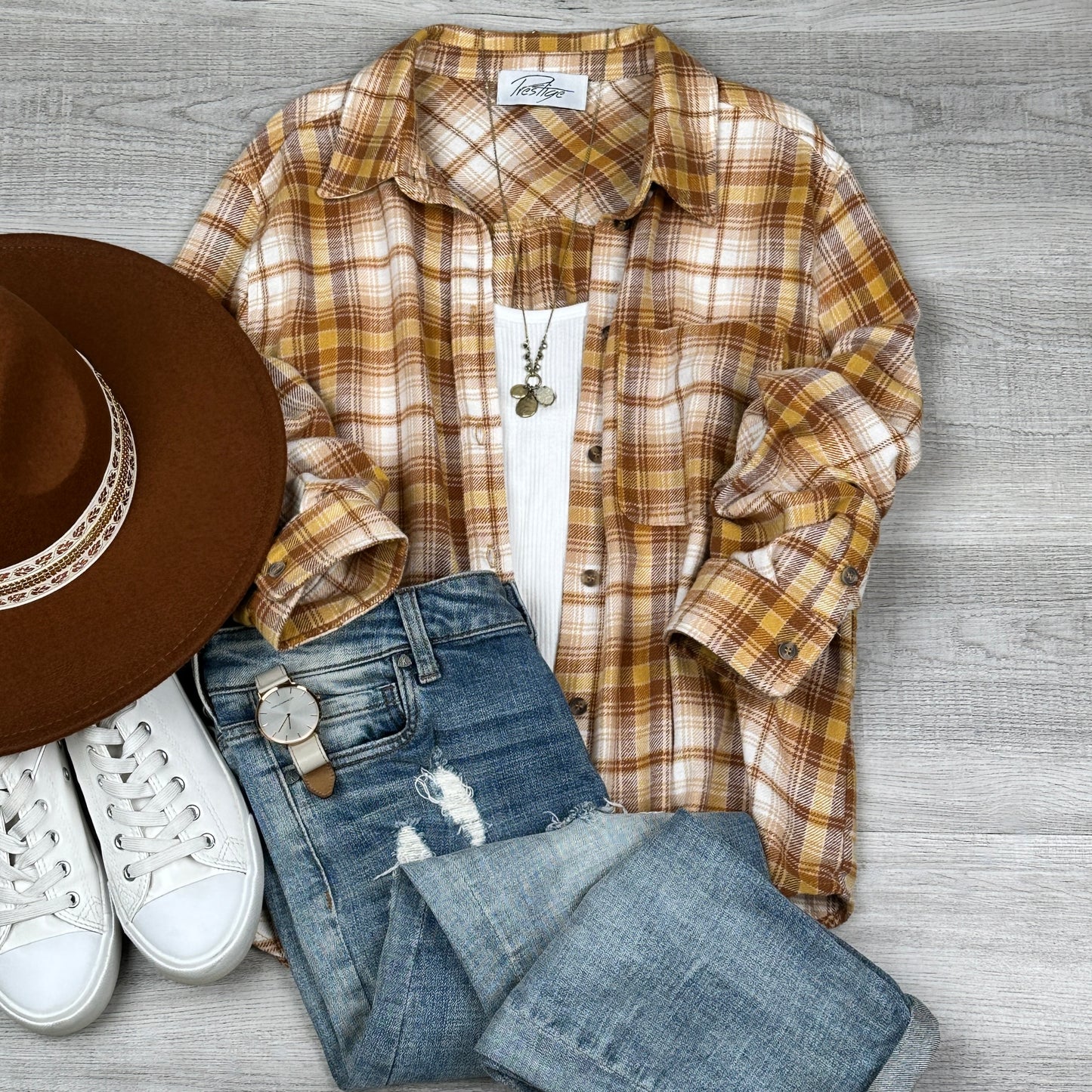 Women’s Kaylani Comfy Flannel – Lightweight, Warm Plaid Shirt for Autumn