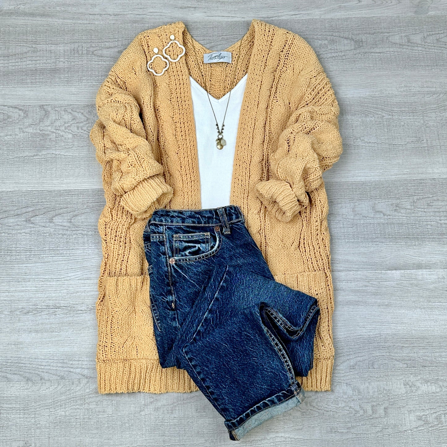 Susy Buttery Soft Cable knit Cardigan