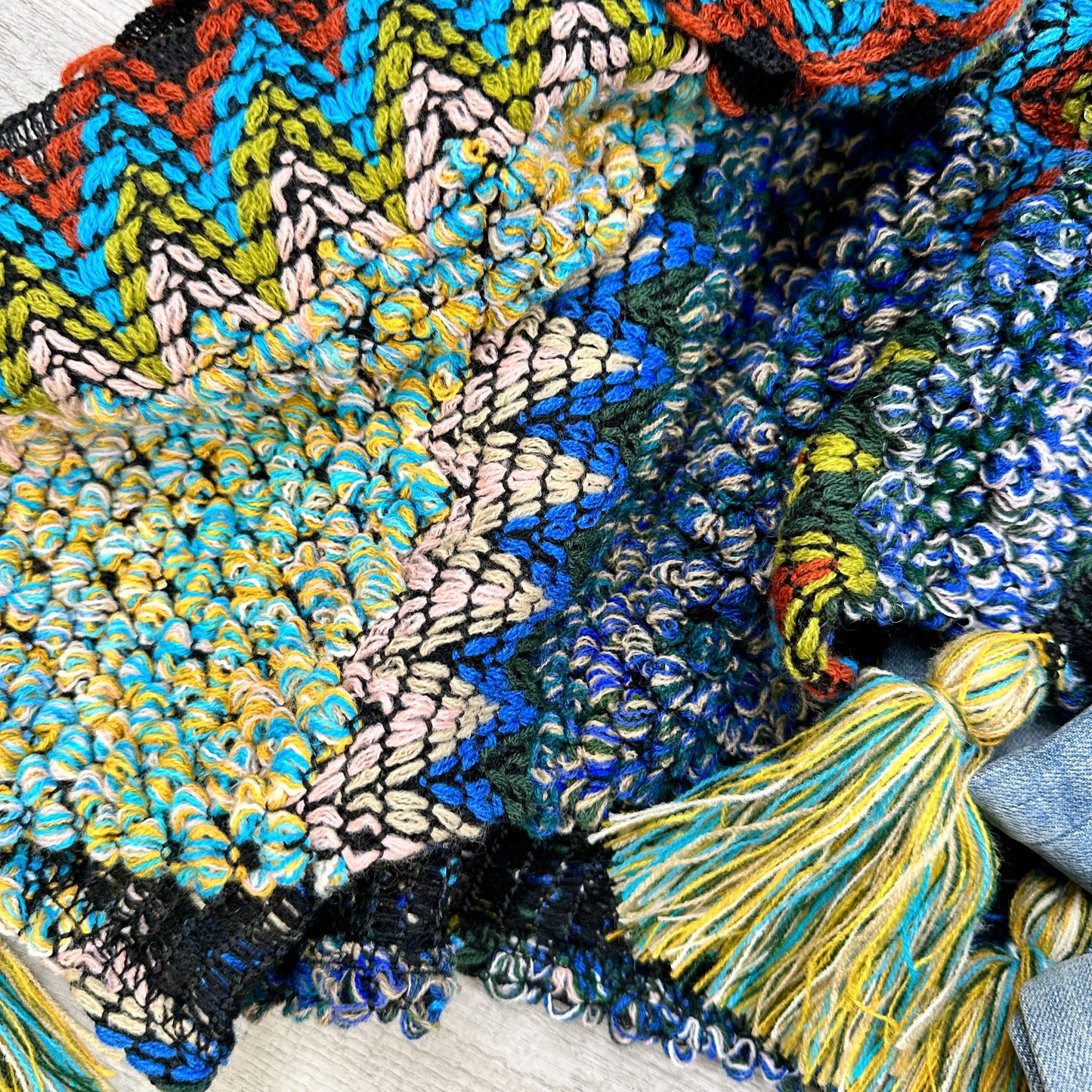 Dalila Colorful Ruana/ Cardigan