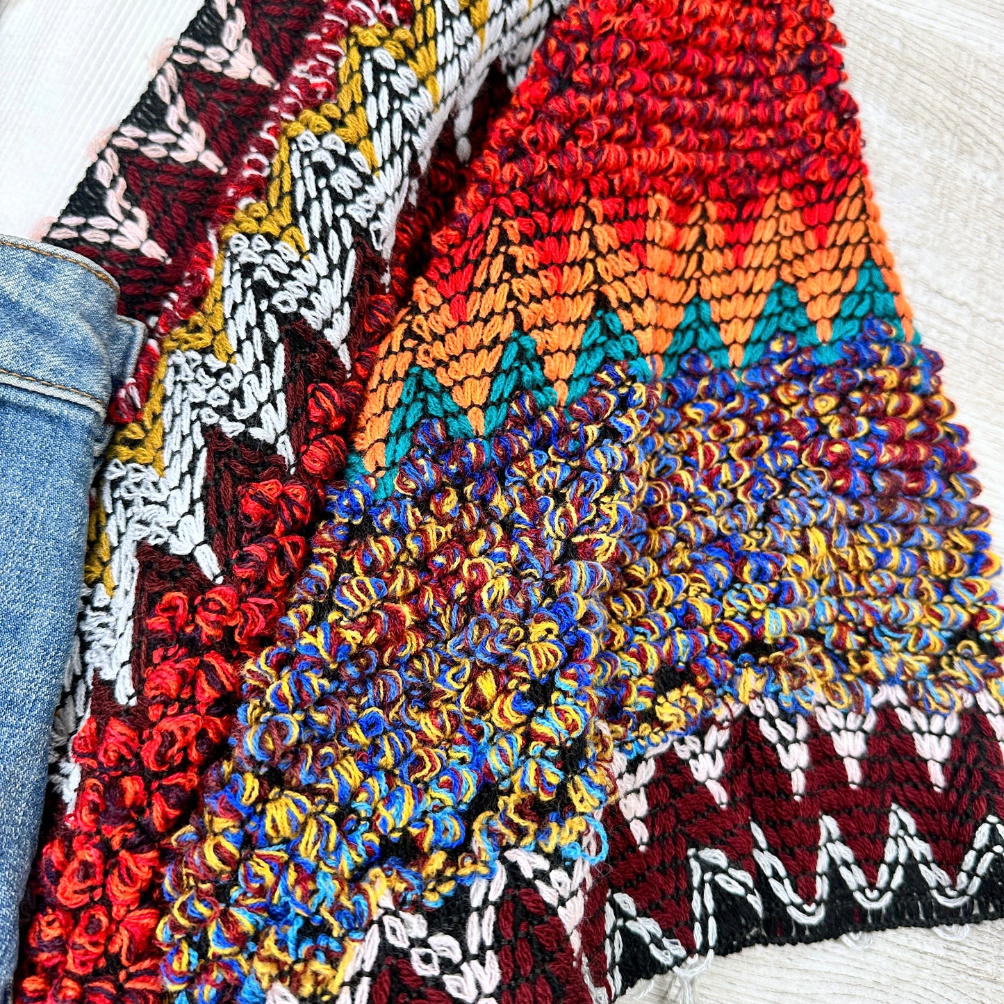 Dalila Colorful Ruana/ Cardigan