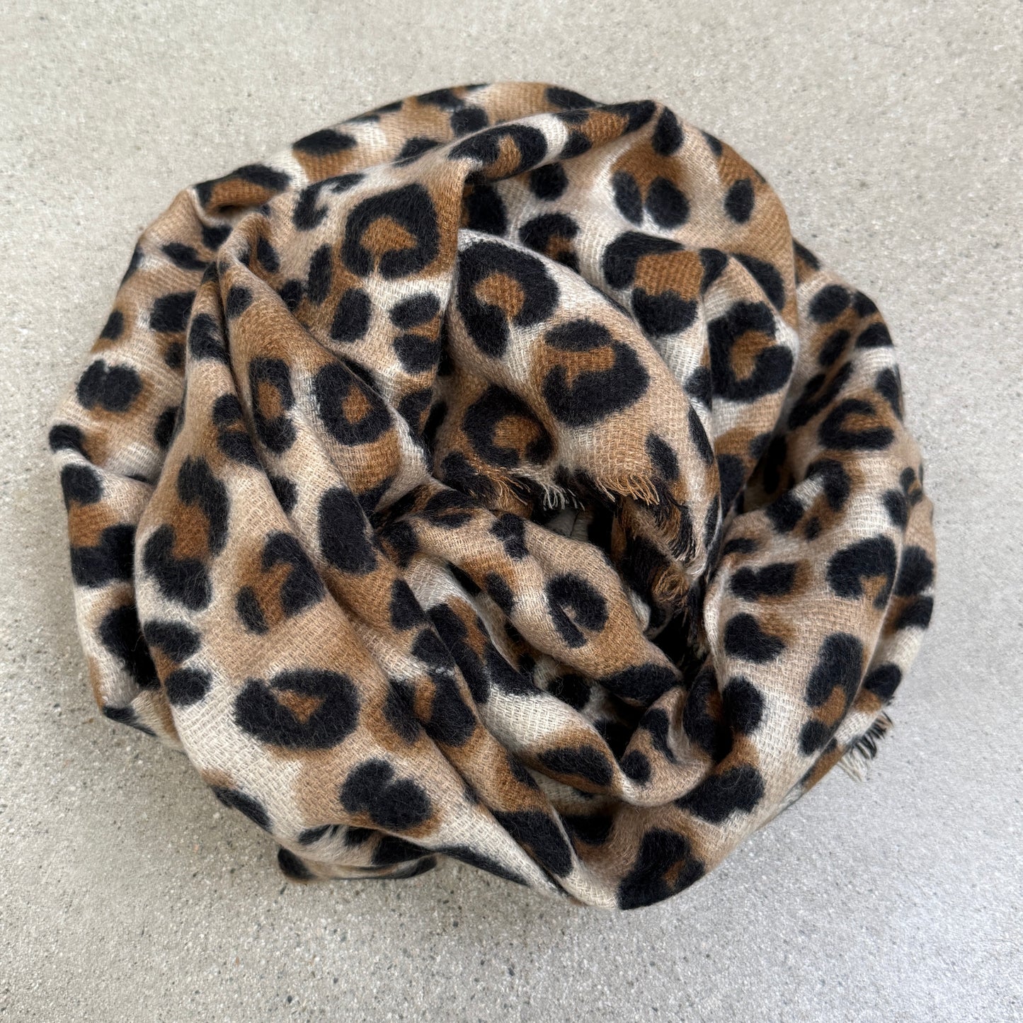 Leopard Print Infinity Scarf