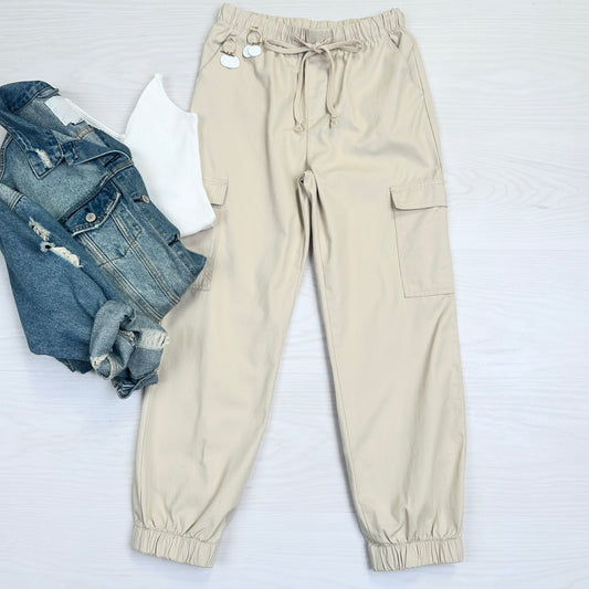 Carolina Twill Cargo Pants | Khaki