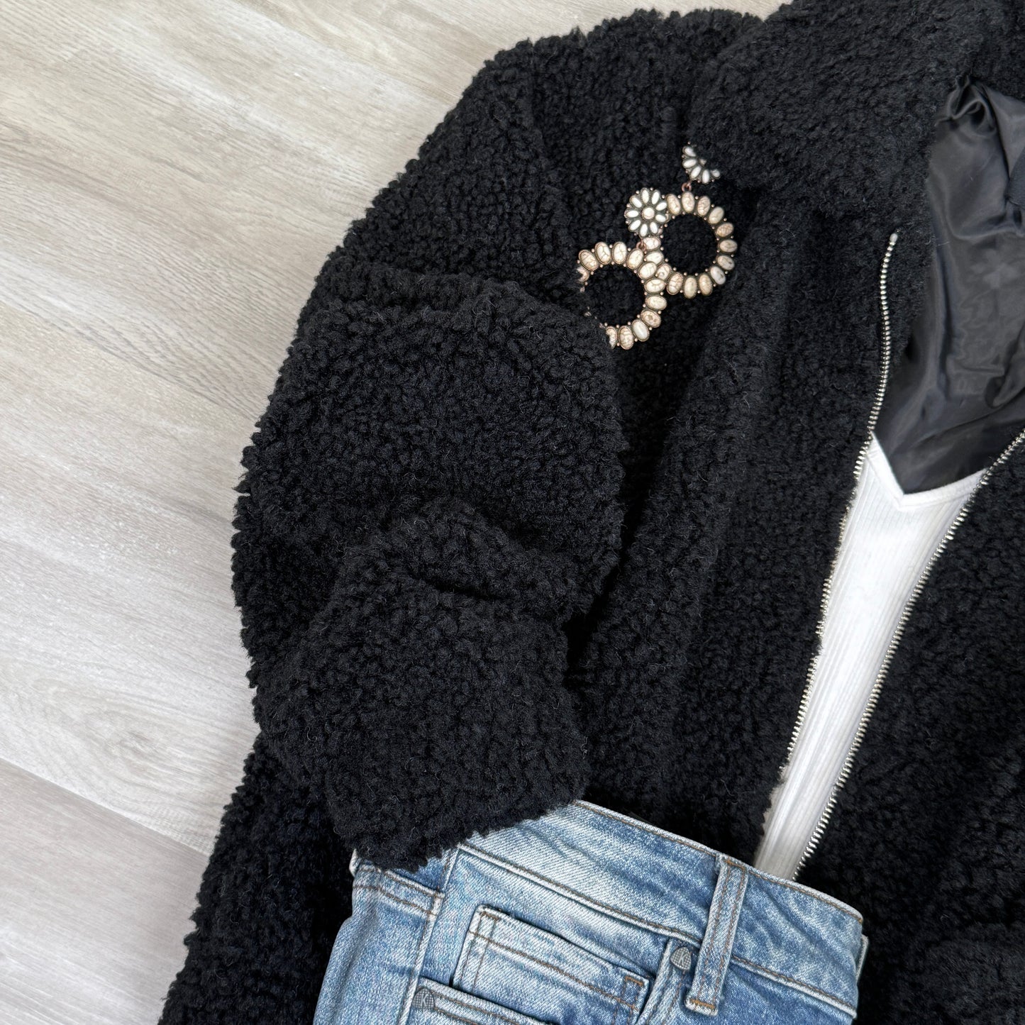 Julie Sherpa like Cozy zip up Jacket