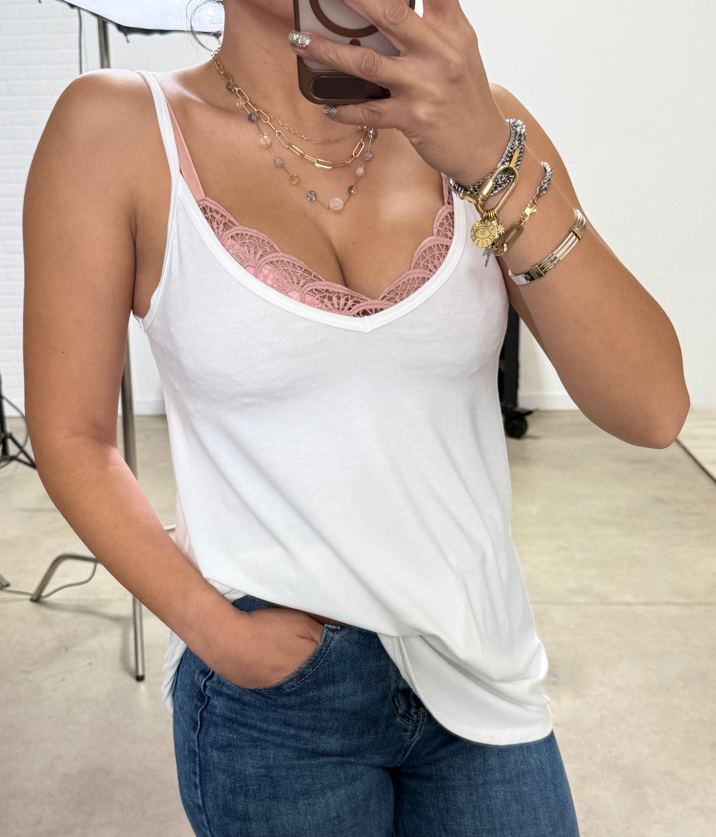 Amelia V-neck Tank Top