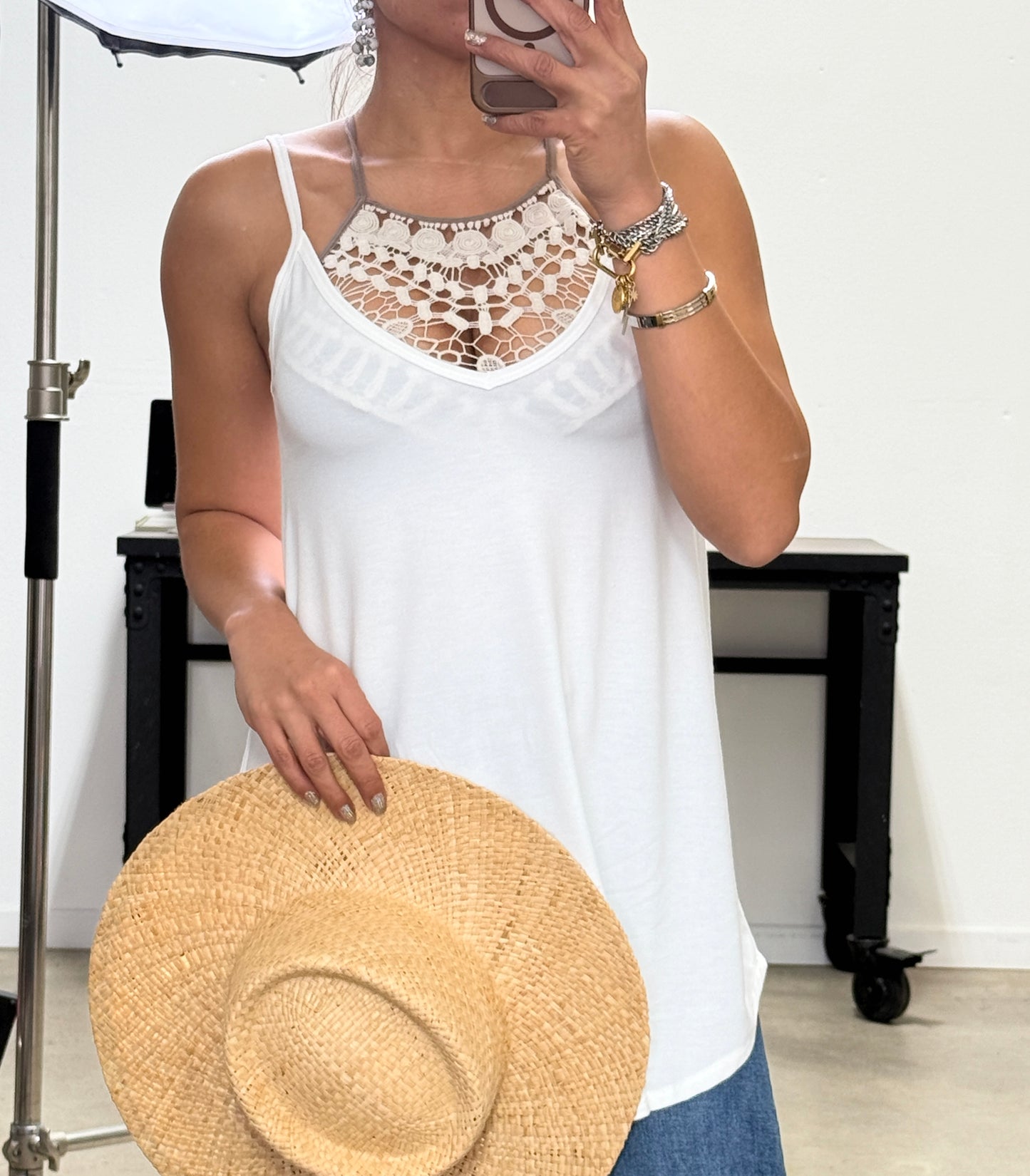 Amelia V-neck Tank Top