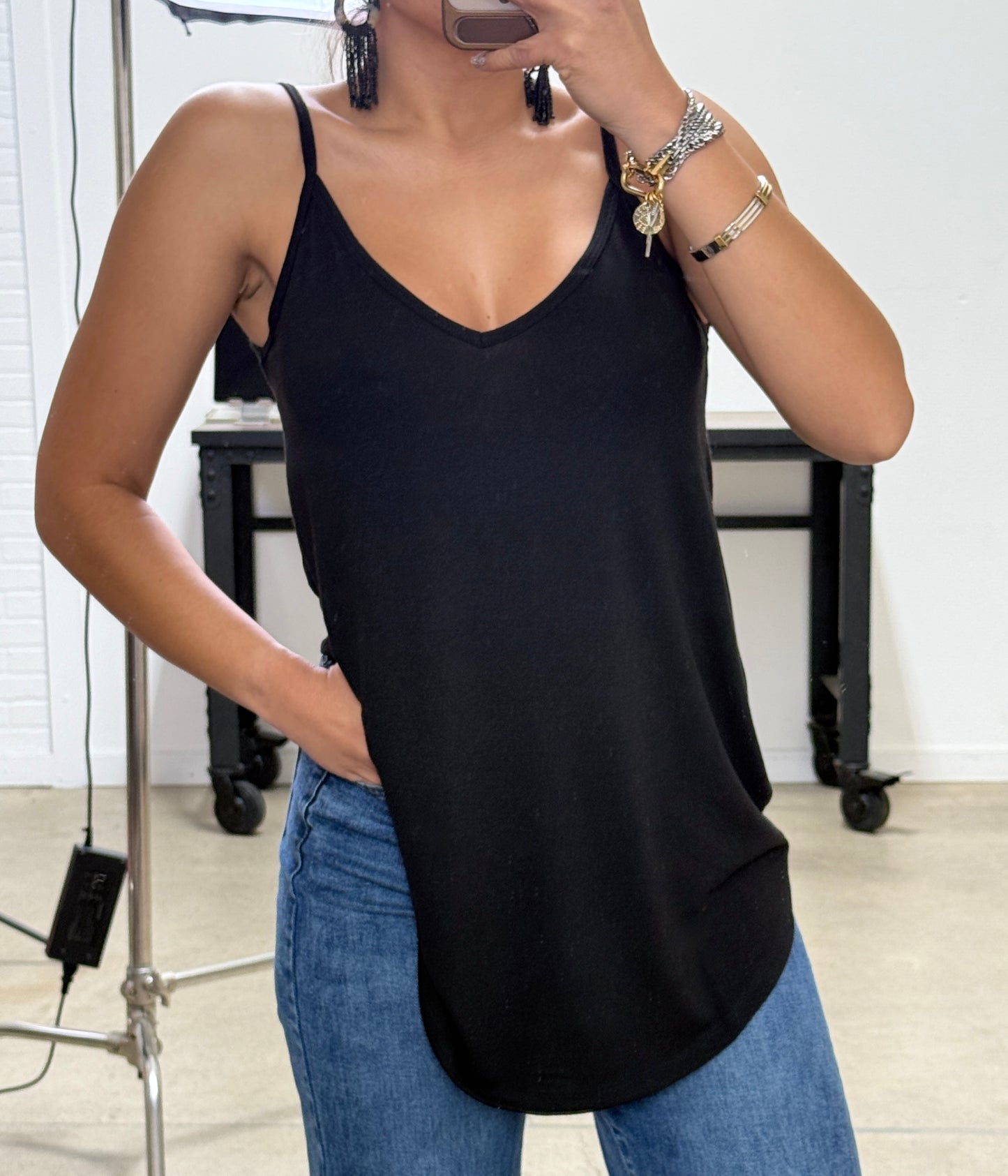 Amelia V-neck Tank Top