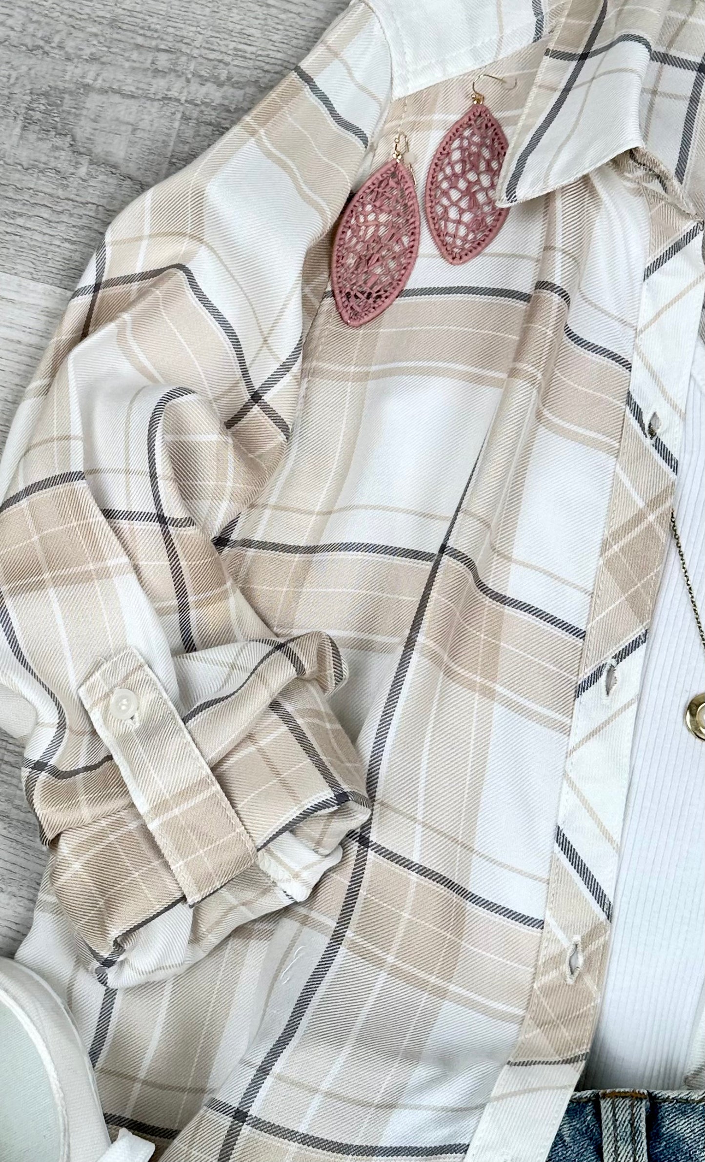 Tarah Long Sleeve Fall Button up