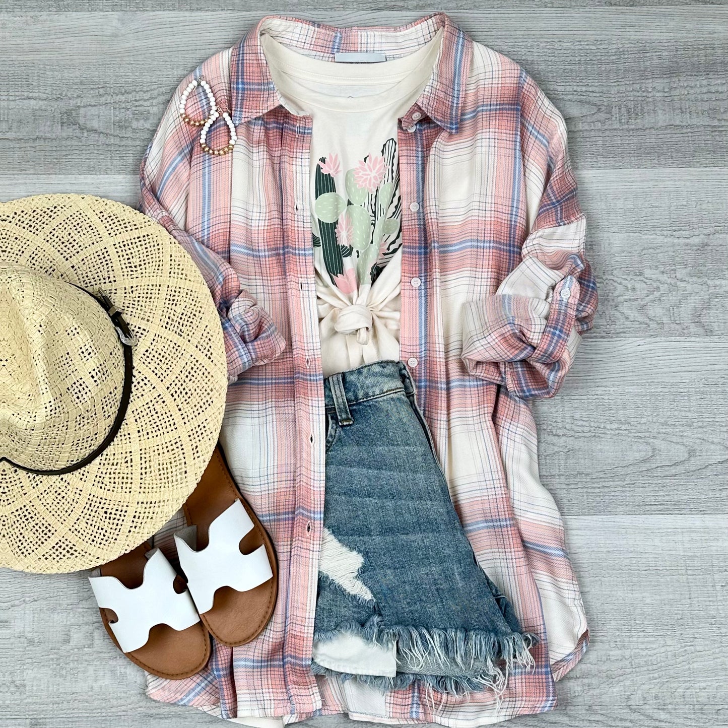 Michelle Long Sleeve Fall Button Up