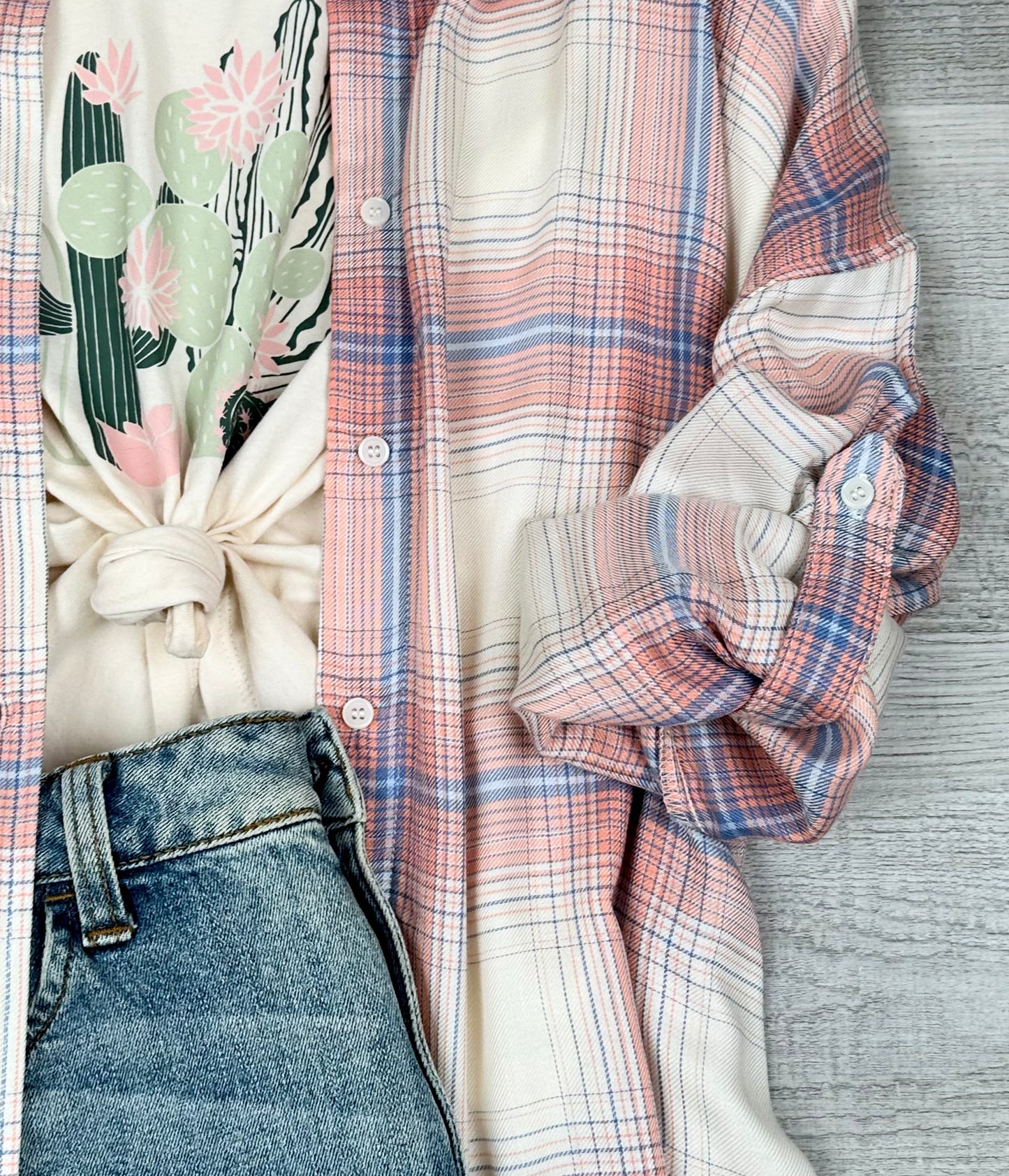 Michelle Long Sleeve Fall Button Up