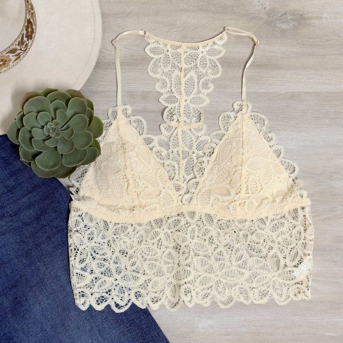 Blake Boho Lace Bralette