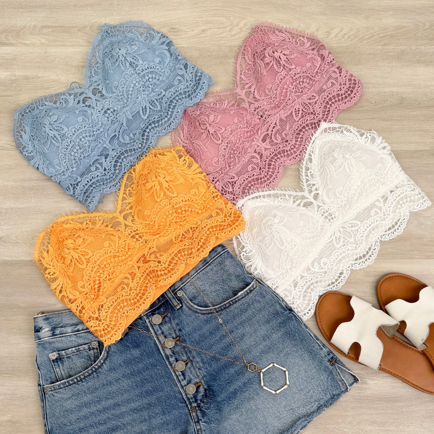 Mel Lace detail bralette