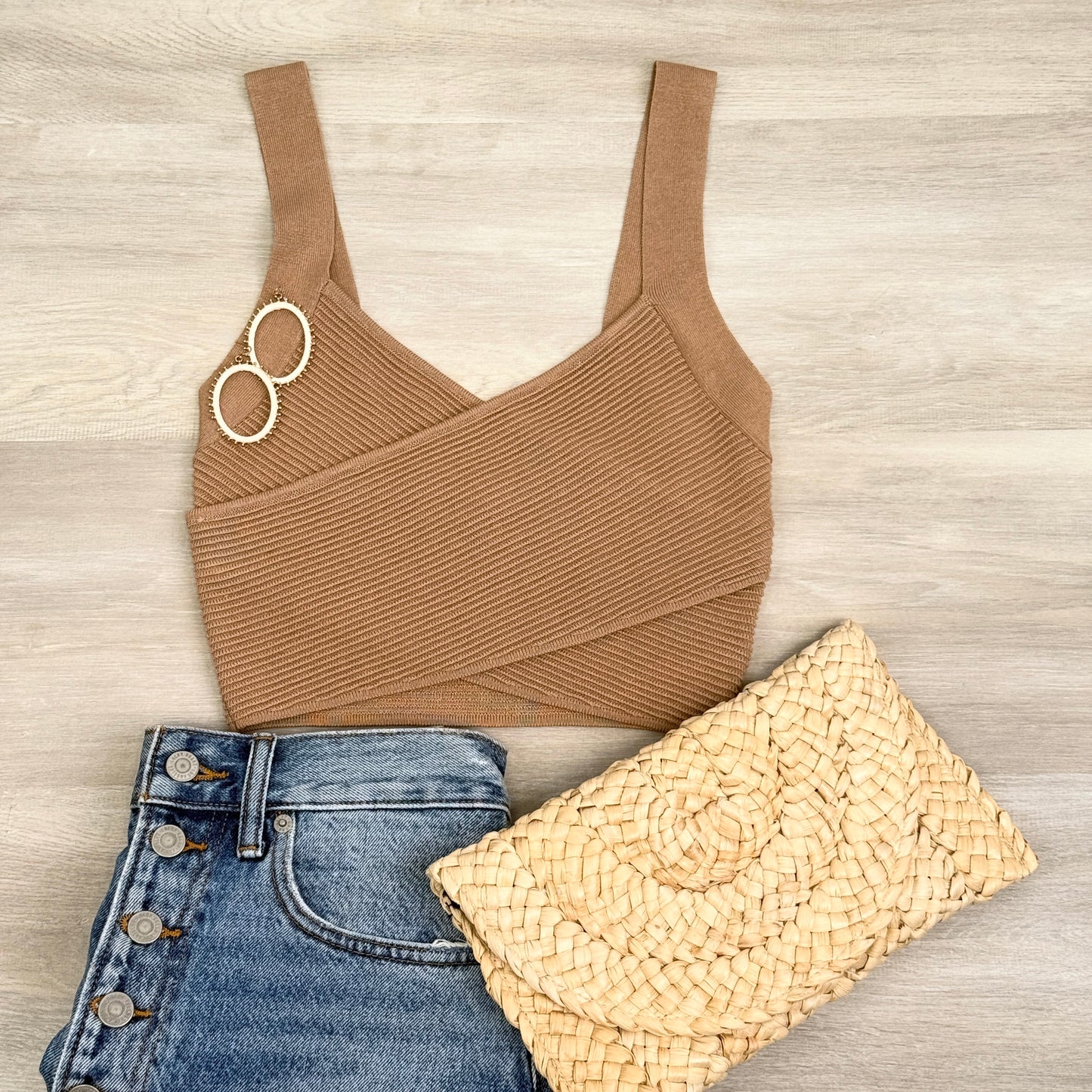 Aileen Knitted Cropped Top