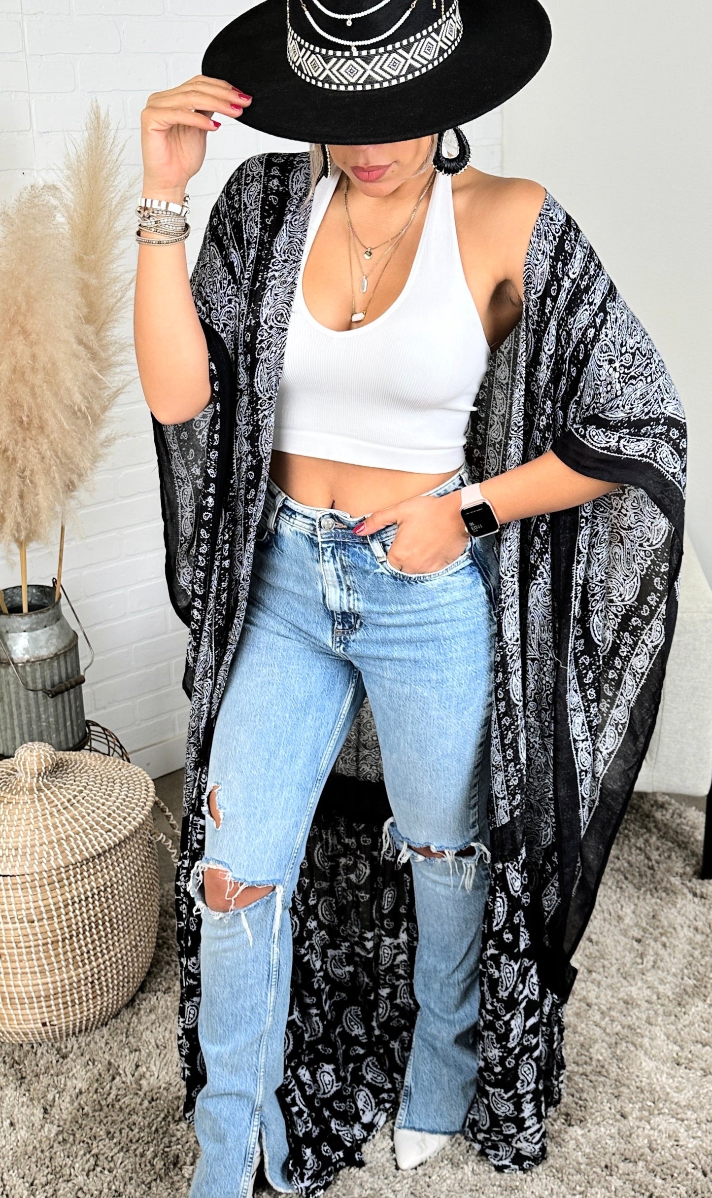 Adeline Maxi kimono