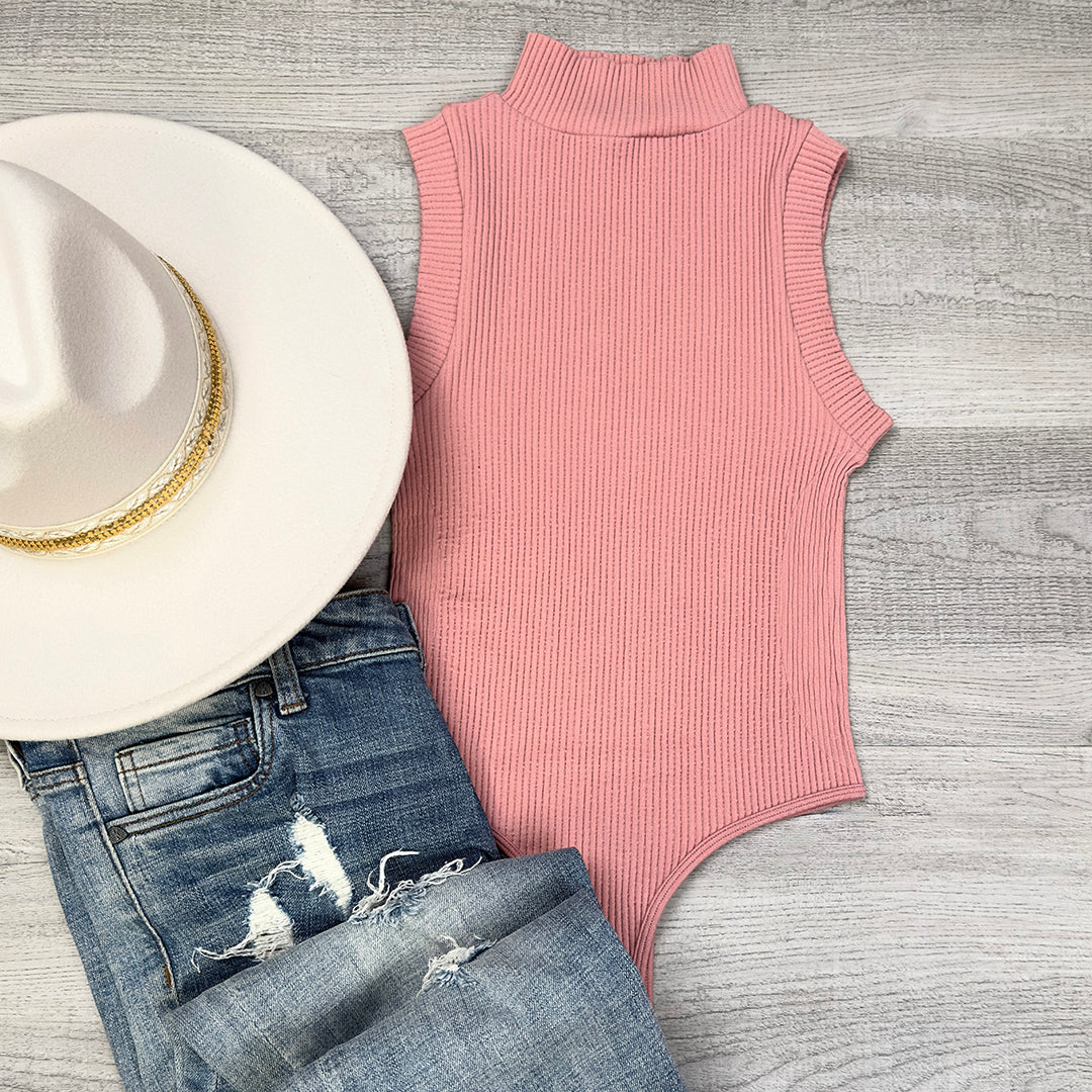 Emilia High Neck Classic Bodysuit