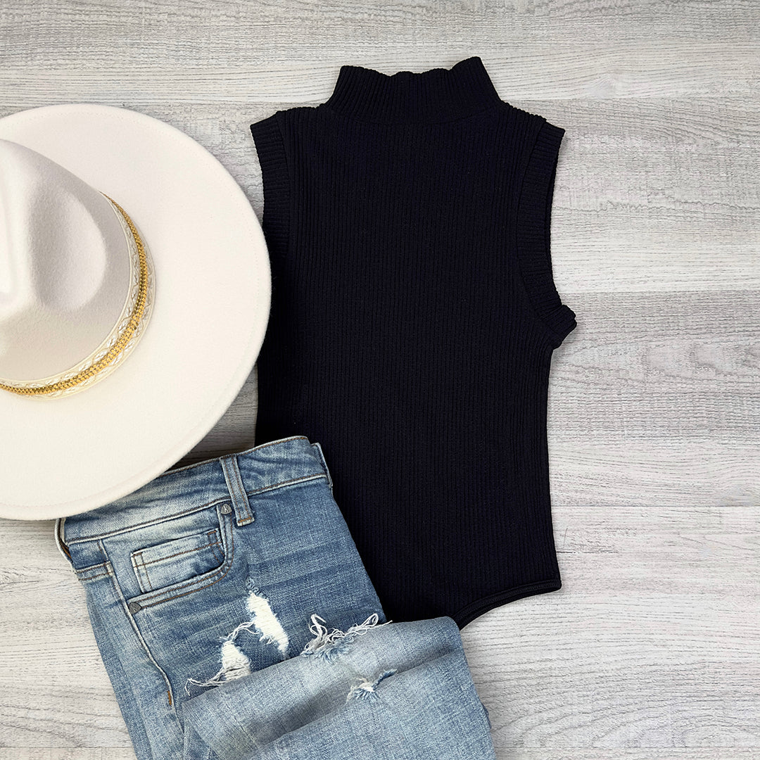 Emilia High Neck Classic Bodysuit