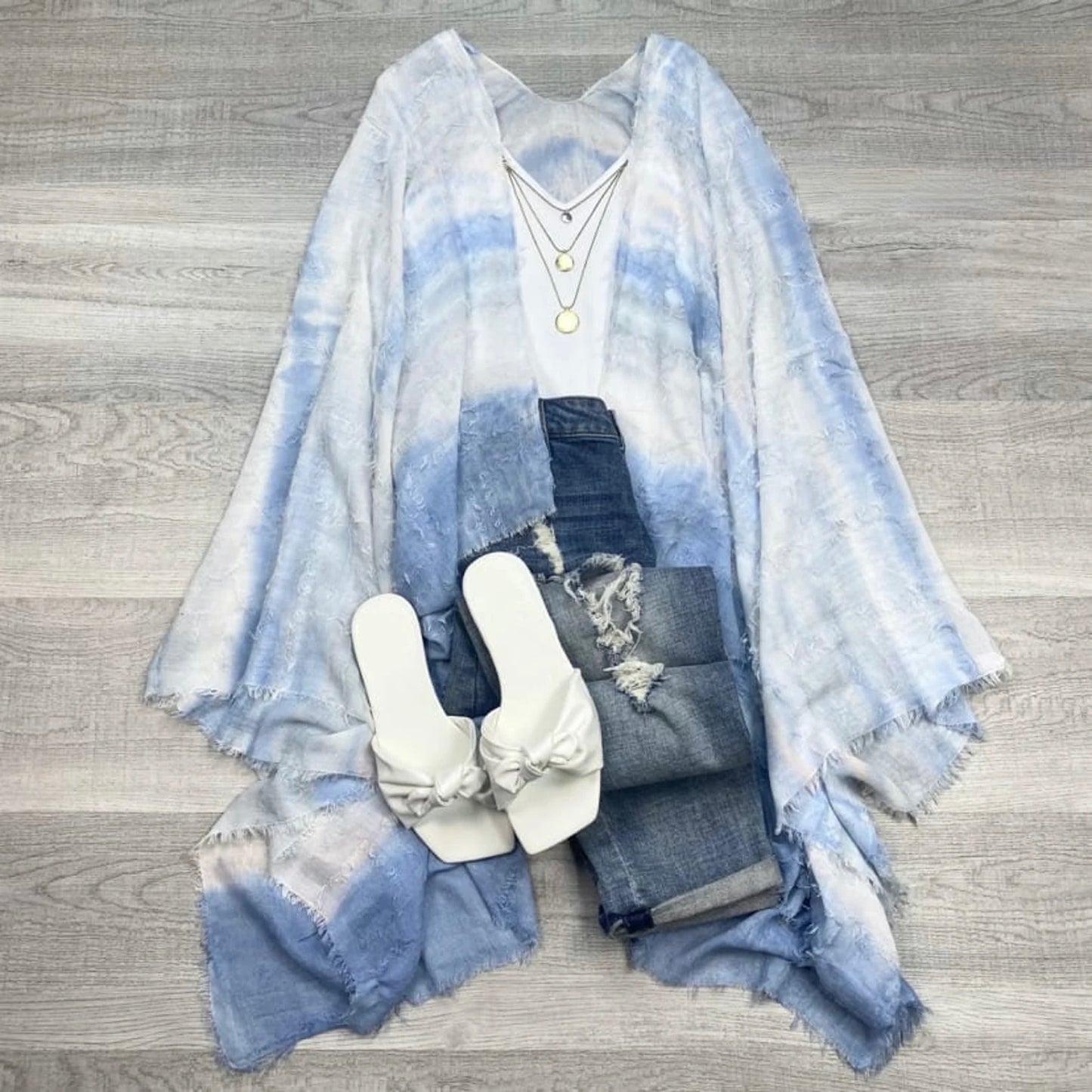 Sophia Dip Dye Kimono