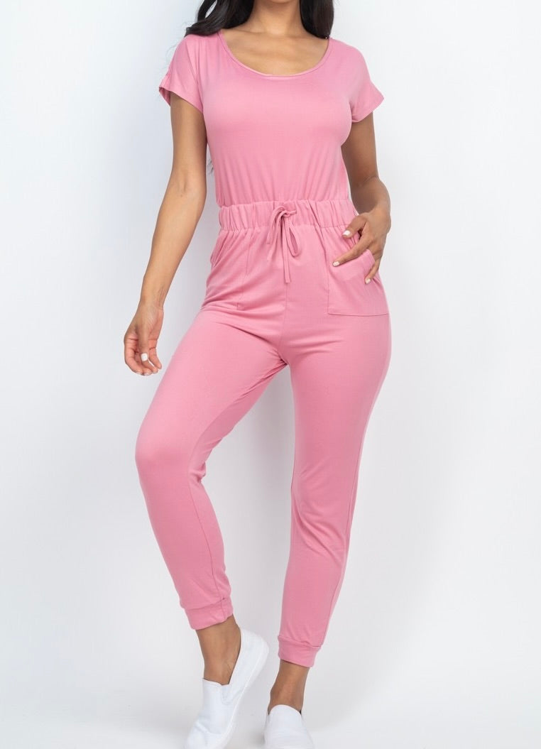 Brooke Short Sleeve Jumpsuit