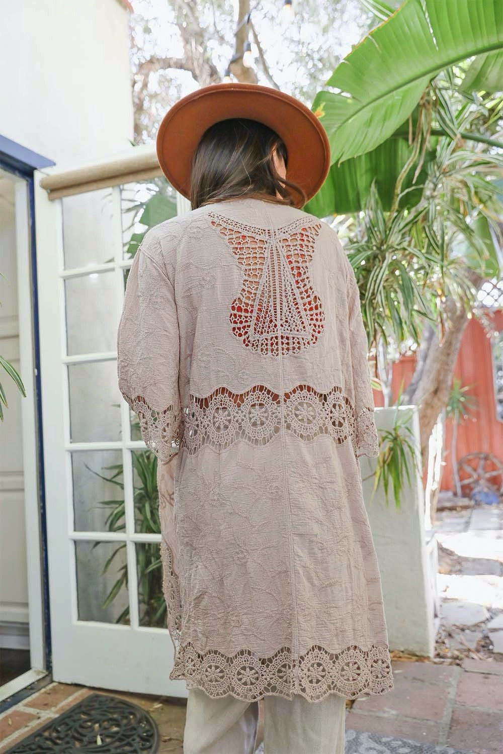 Breanna Embroidered Kimono