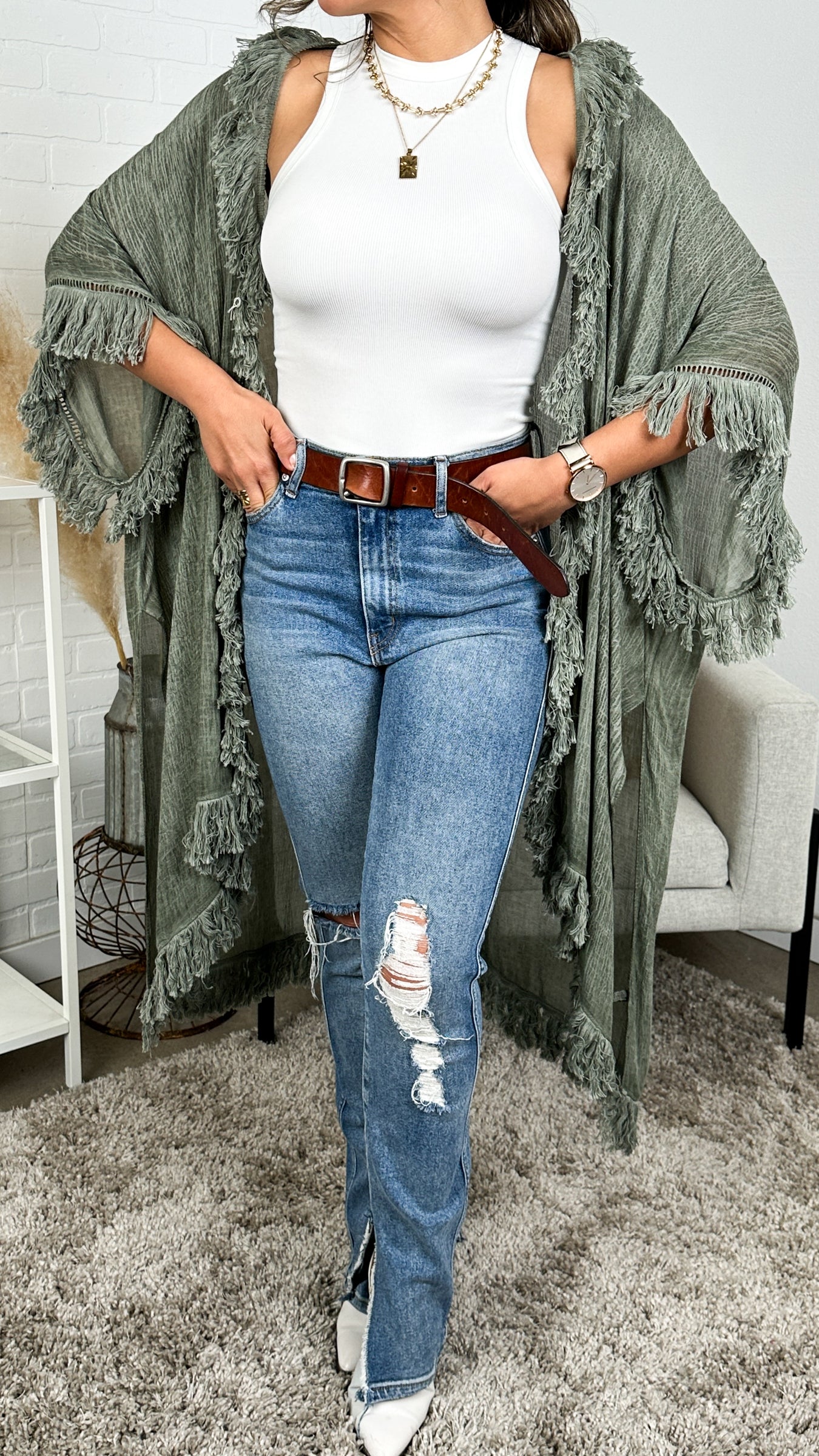 Tulum Boho Kimono Cardigan