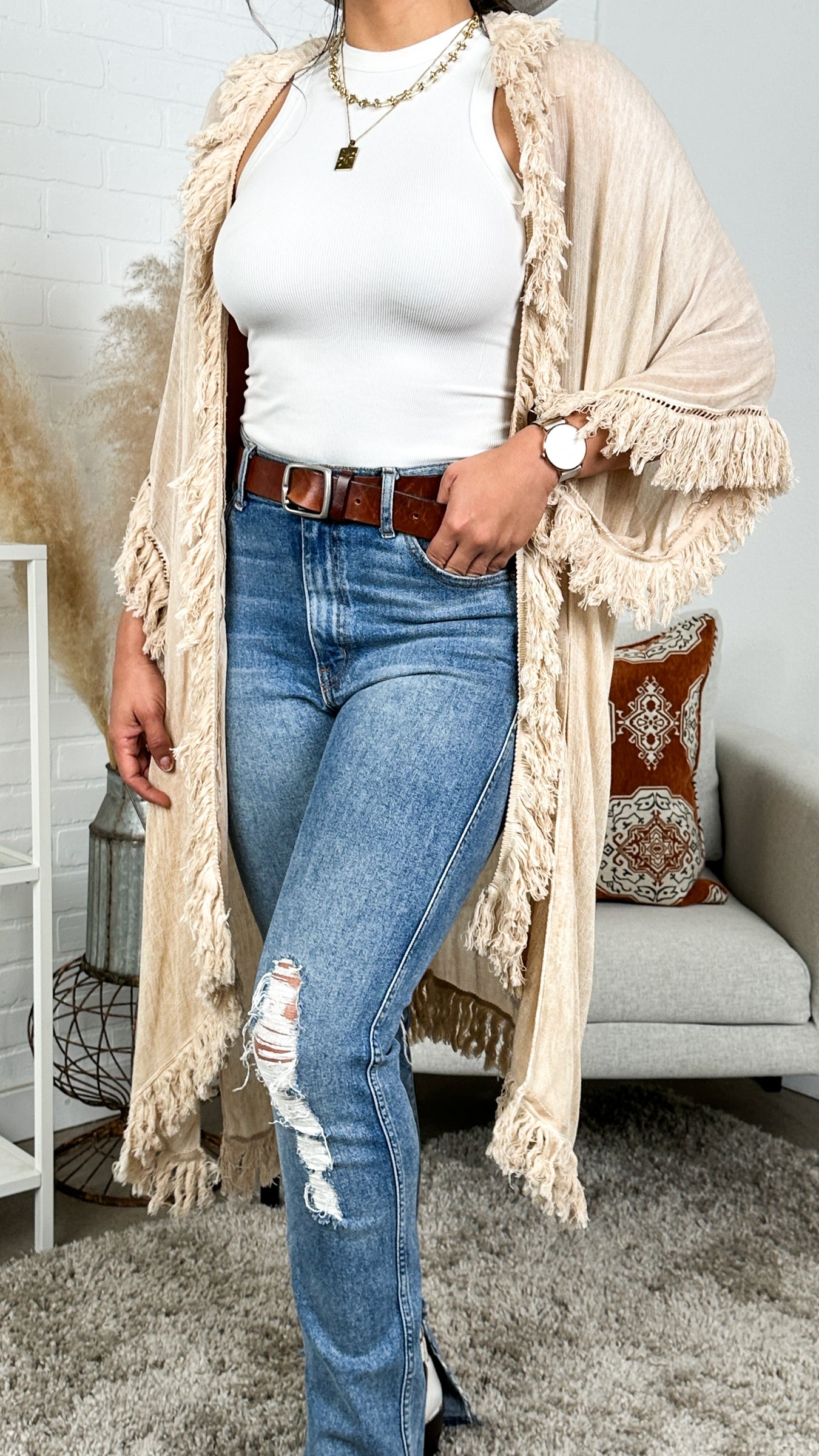 Tulum Boho Kimono Cardigan