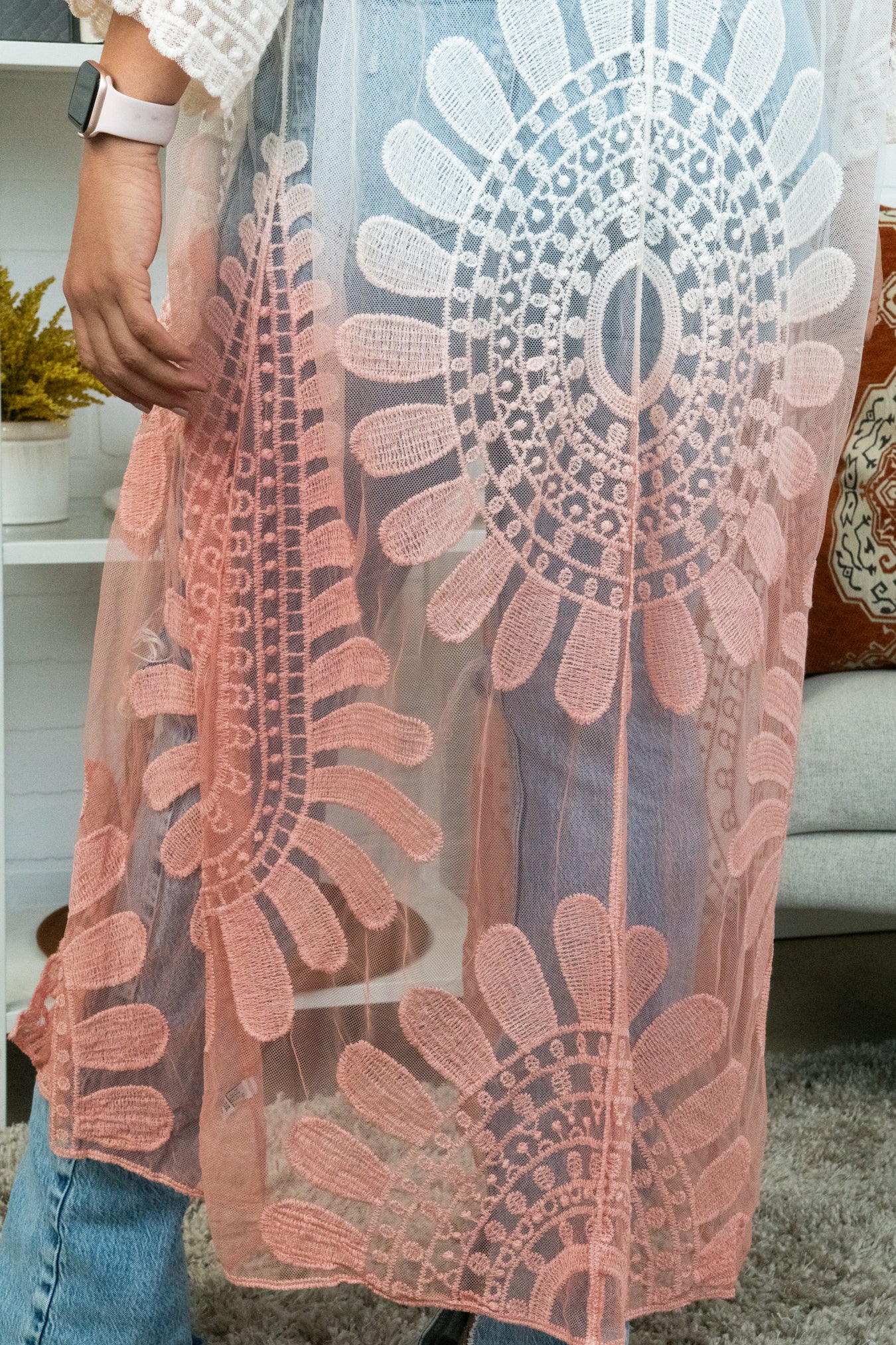 Ombre Bohemian Lace Kimono
