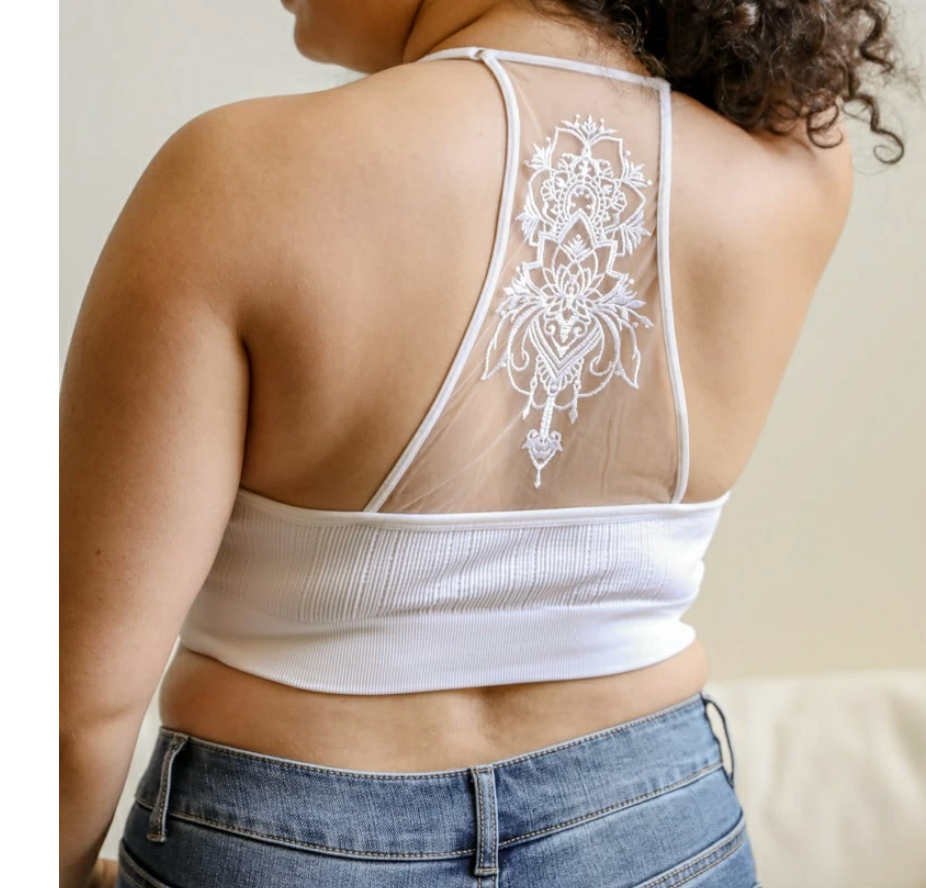 Racerback Tattoo Bralette