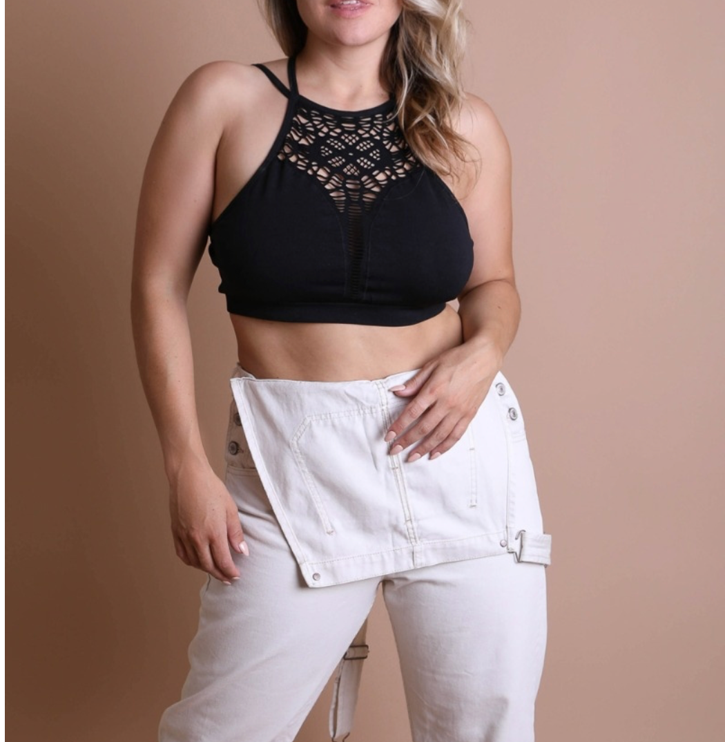 Adeline Cutout Seamless Bralette