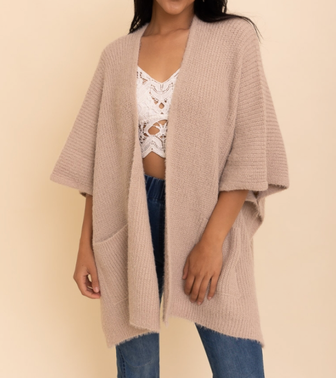 Monica Cozy Ruana W/ Pockets
